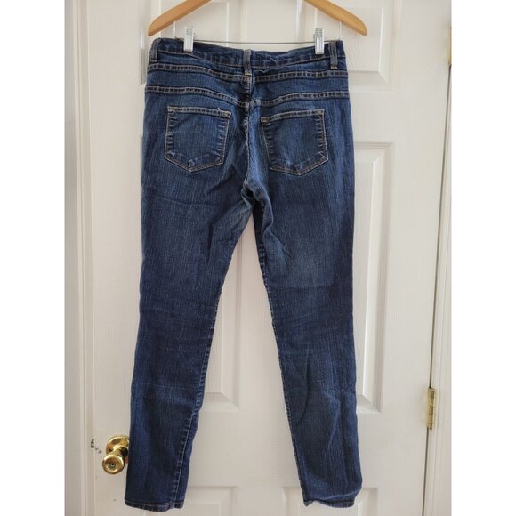 Judy Blue Los Angeles blue Skinny Jeans button fly size 13 31 stretchy - Picture 6 of 9